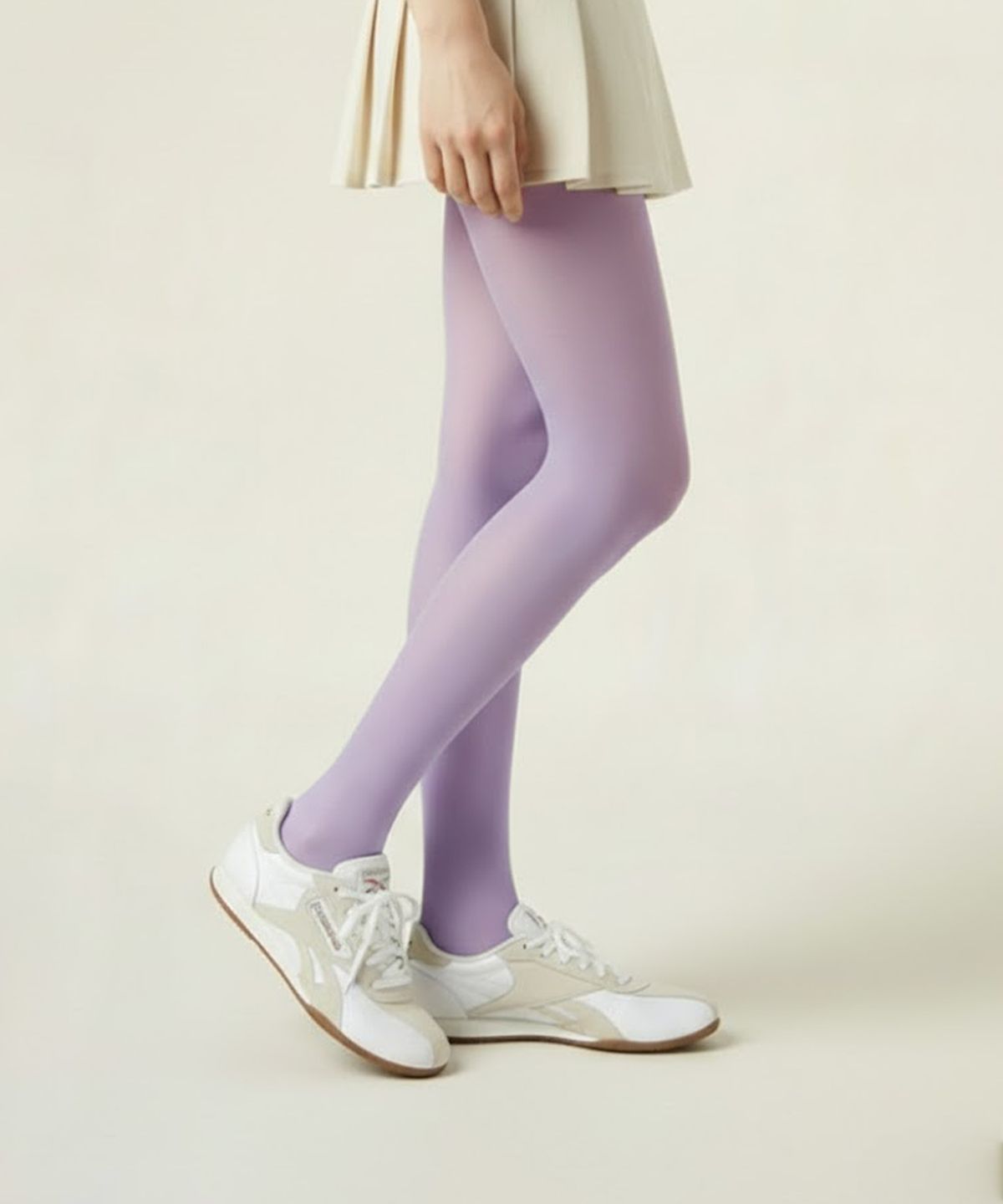 로맨틱타이거(ROMANTIC TIGER) color sheer tights (dark purple)