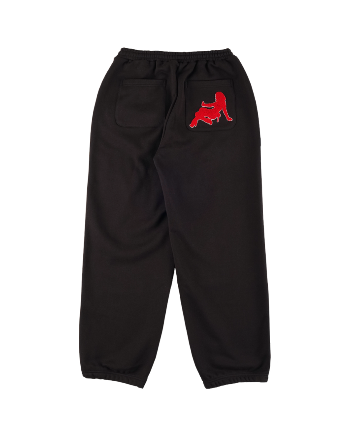이알티알(ERTR) Thumbs Up Girl Boucle Jogger Pants Black