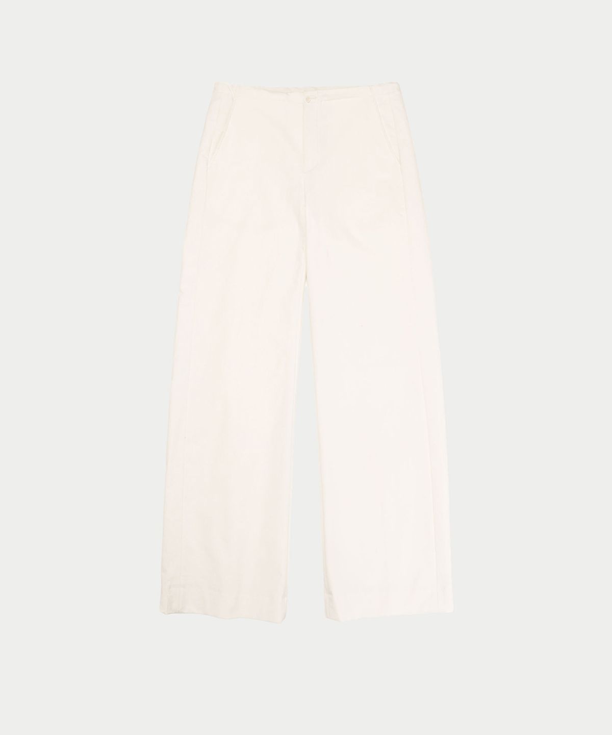 이어닝(YEARNING) LOOSE STRING COTTON PANTS, IVORY