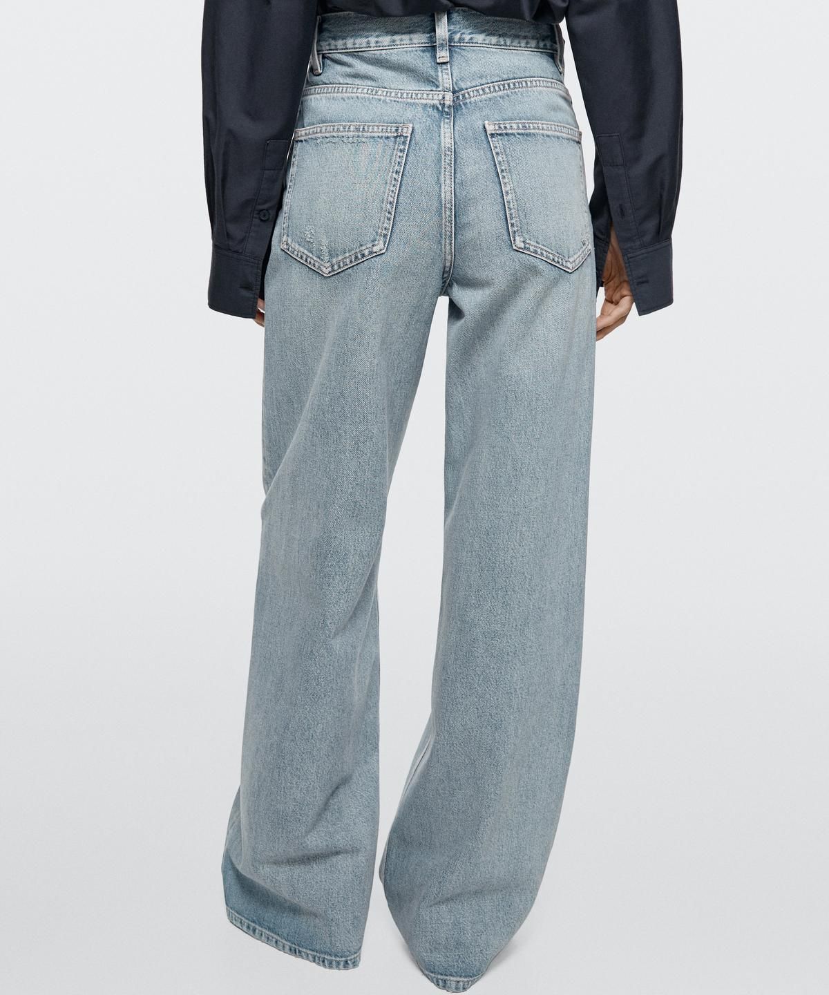 마시모두띠(MASSIMO DUTTI) 와이드 레그 진