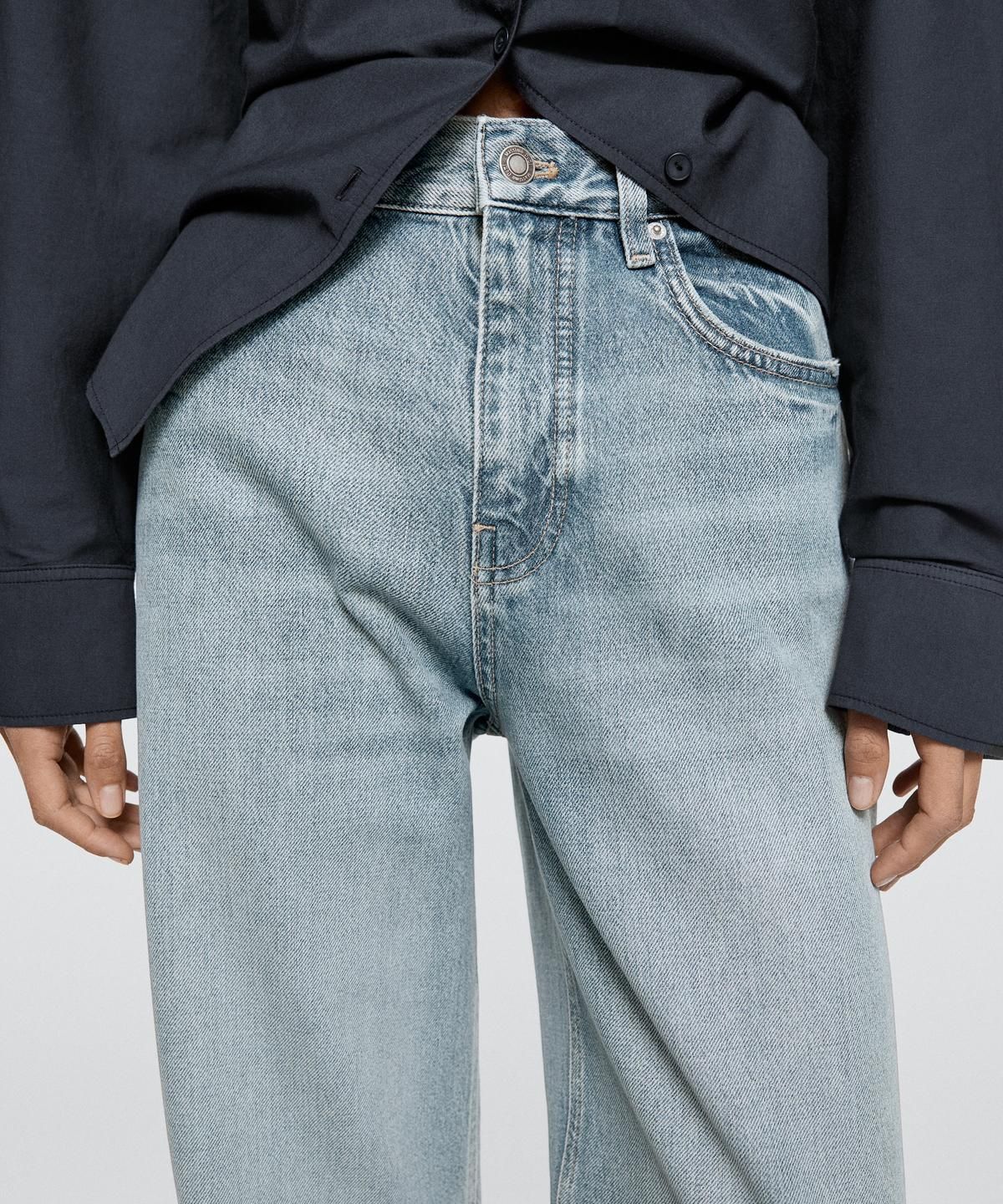 마시모두띠(MASSIMO DUTTI) 와이드 레그 진