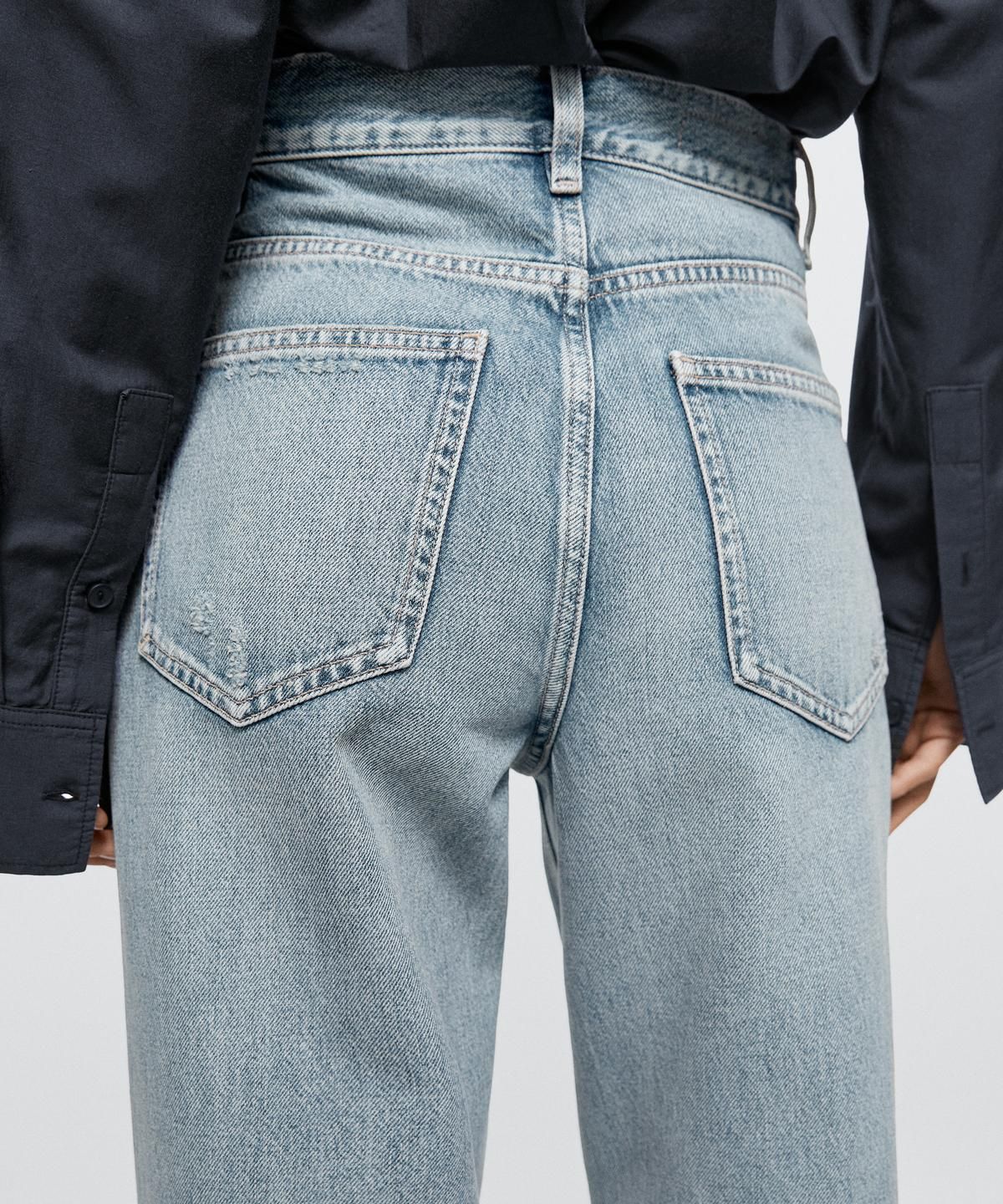 마시모두띠(MASSIMO DUTTI) 와이드 레그 진