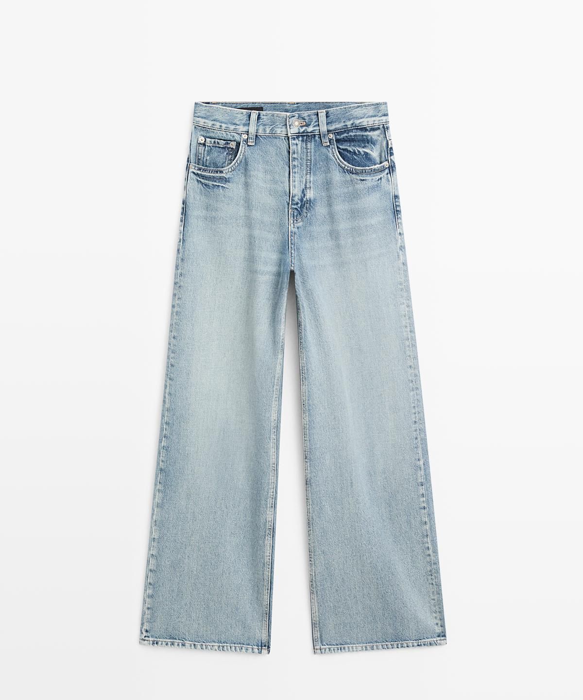 마시모두띠(MASSIMO DUTTI) 와이드 레그 진