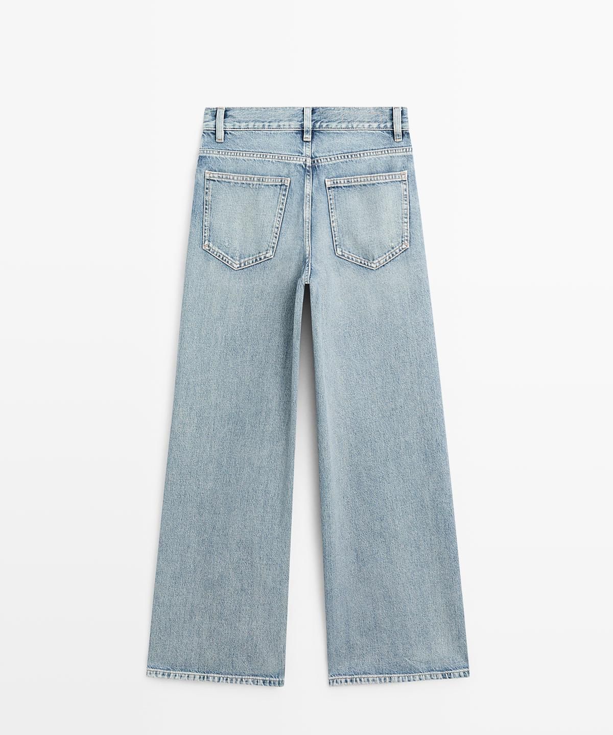 마시모두띠(MASSIMO DUTTI) 와이드 레그 진