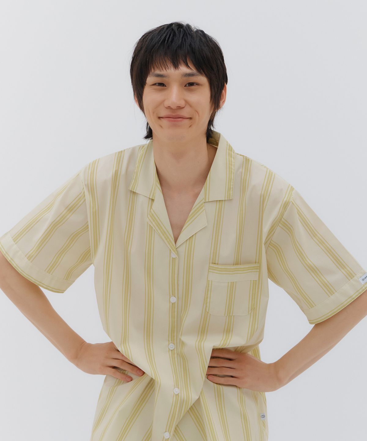 오프아워(OFFHOUR) 타이드리듬 젤리스 반팔 잠옷 세트
