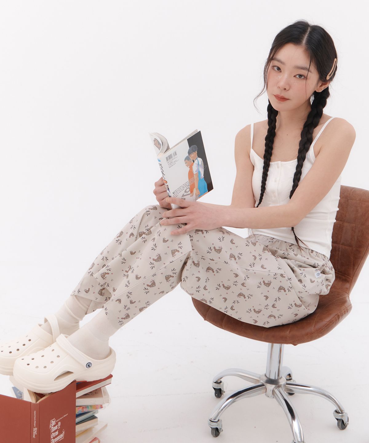 오프아워(OFFHOUR) 드리미두들스 괴도토끼 긴바지