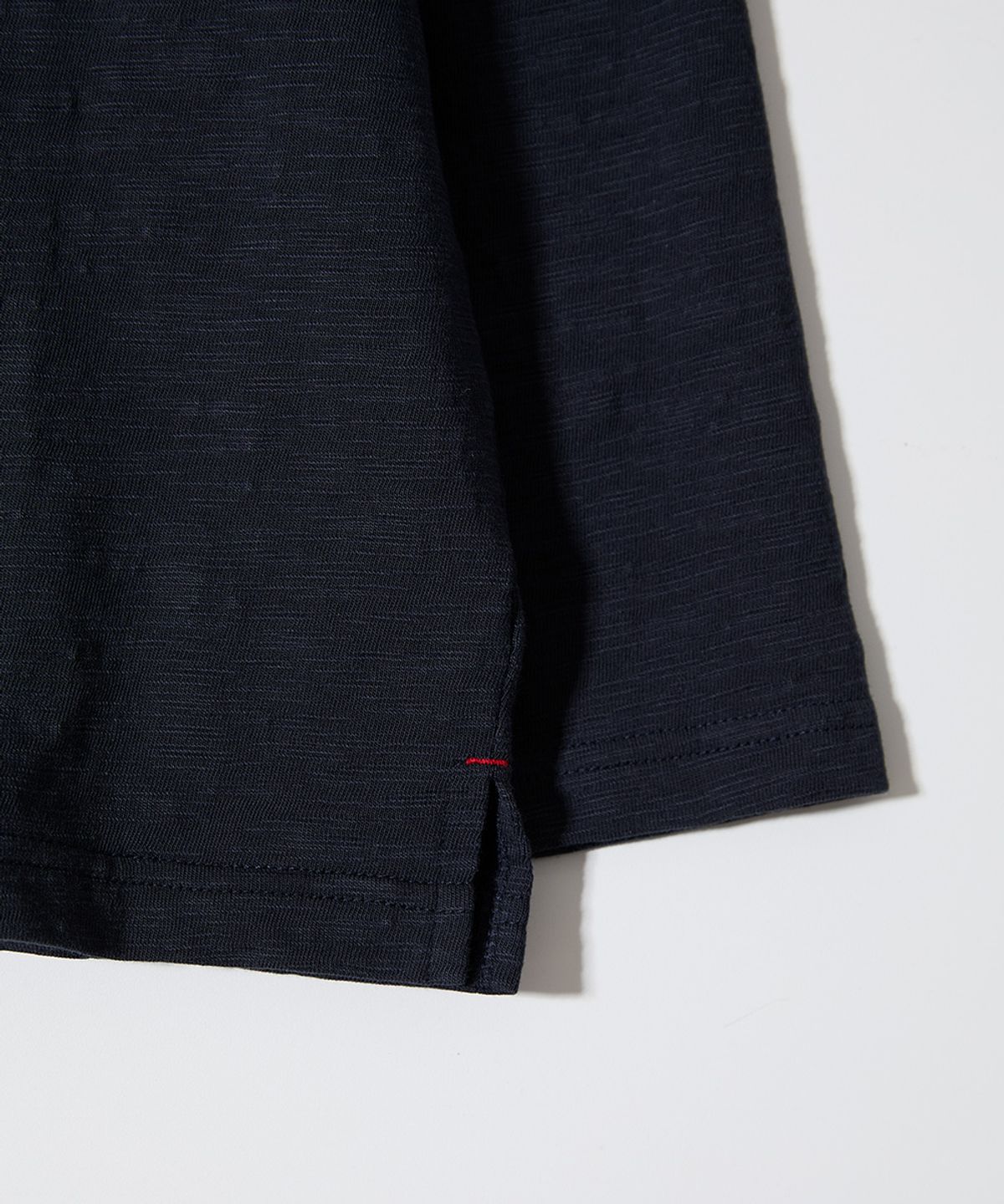 홀리선(HORLISUN) Lawrence Slub Pocket T-shirt Navy