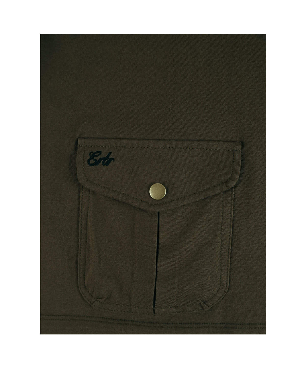 이알티알(ERTR) Utility Pocket T-Shirt Khaki