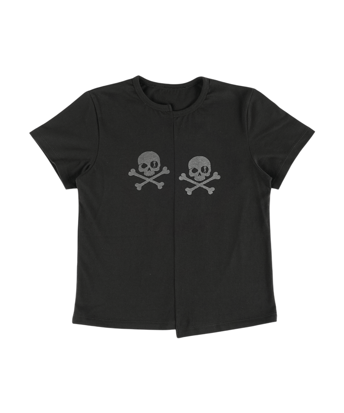 이알티알(ERTR) Two Skull T-Shirt Black