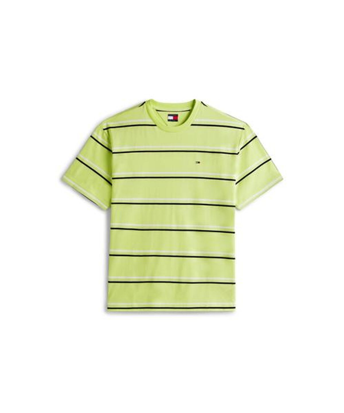 타미진스(TOMMY JEANS) 릴렉스 스트라이프 반팔 티셔츠 (T32G1TTO44TMT1LT3)