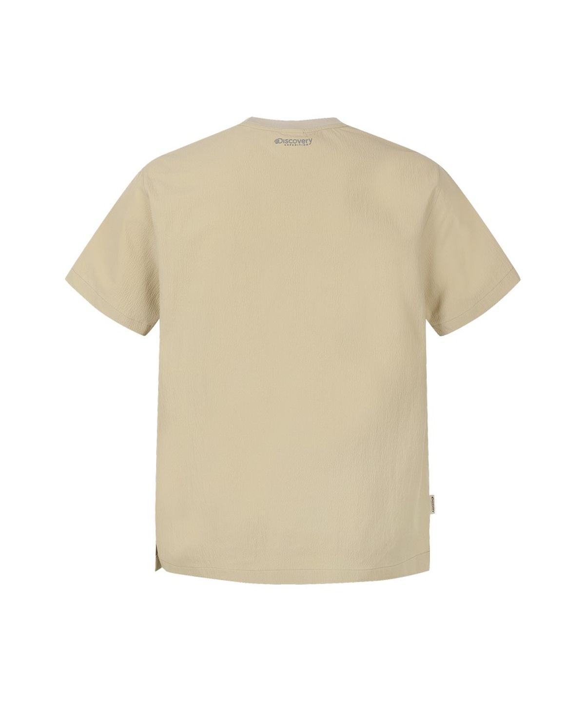 디스커버리 익스페디션(DISCOVERY EXPEDITION) 남성 시어서커 우븐 반팔티셔츠 (L/BEIGE)