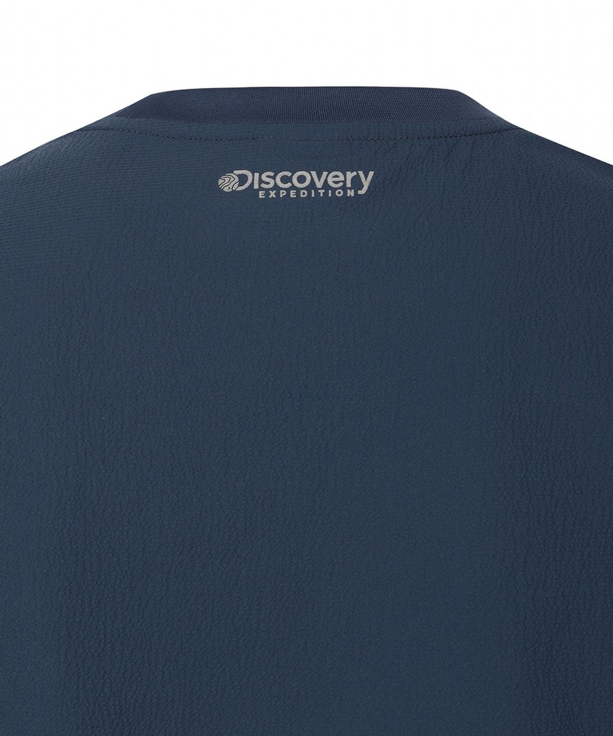 디스커버리 익스페디션(DISCOVERY EXPEDITION) 남성 시어서커 우븐 반팔티셔츠 (D/INDIGO)