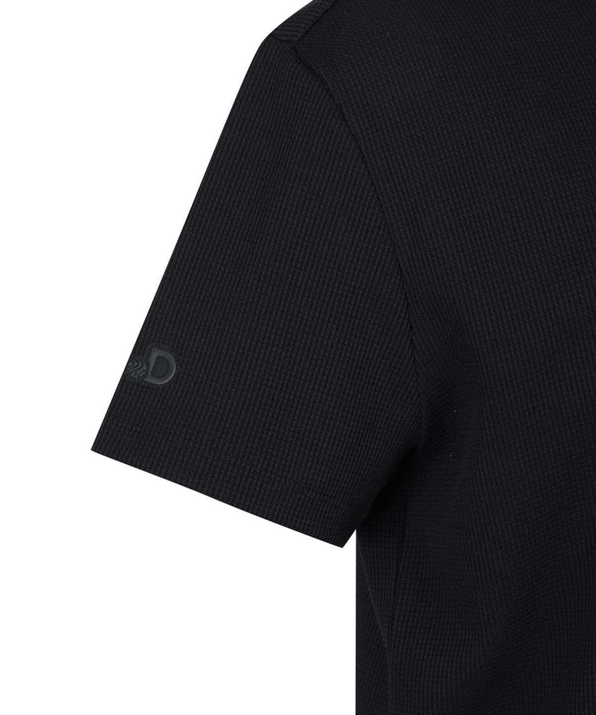 디스커버리 익스페디션(DISCOVERY EXPEDITION) 여성 와플 트레이닝 반팔 티셔츠 (BLACK)