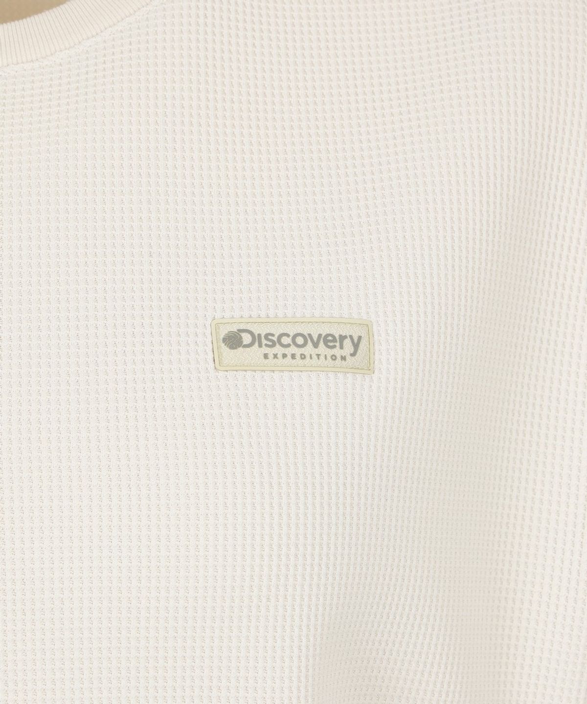 디스커버리 익스페디션(DISCOVERY EXPEDITION) 여성 와플 트레이닝 반팔 티셔츠 (IVORY)