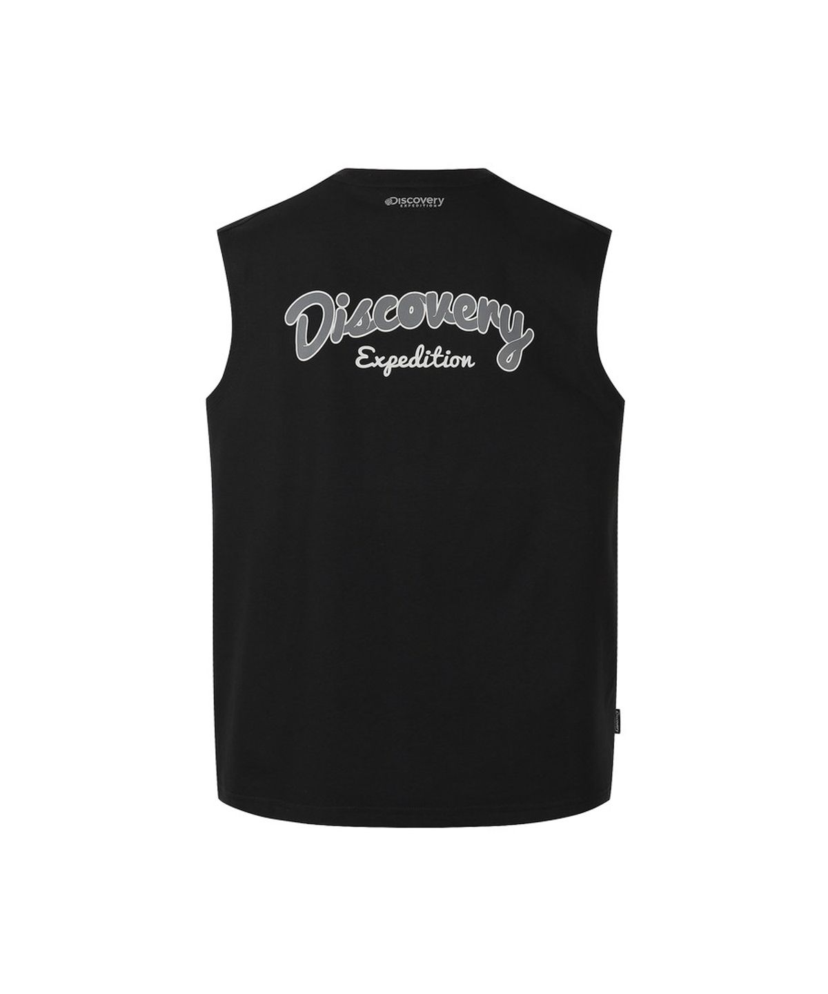 디스커버리 익스페디션(DISCOVERY EXPEDITION) 남성 프레시벤트 그래픽 슬리브리스 (BLACK)