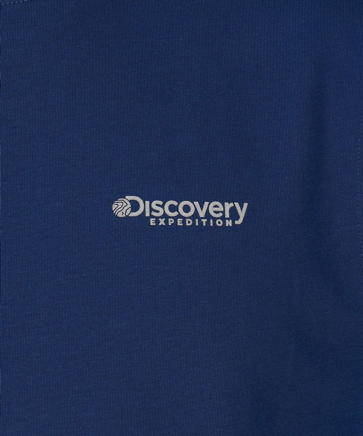 디스커버리 익스페디션(DISCOVERY EXPEDITION) 남성 프레시벤트 그래픽 슬리브리스 (INDIGO)