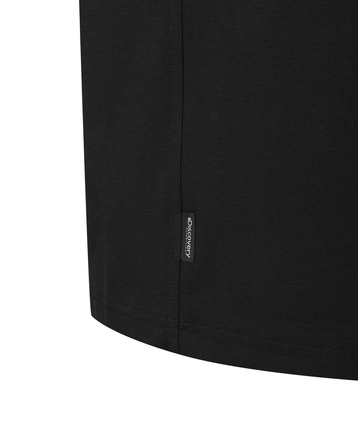 디스커버리 익스페디션(DISCOVERY EXPEDITION) 남성 프레시벤트 스몰로고 슬리브리스 (BLACK)