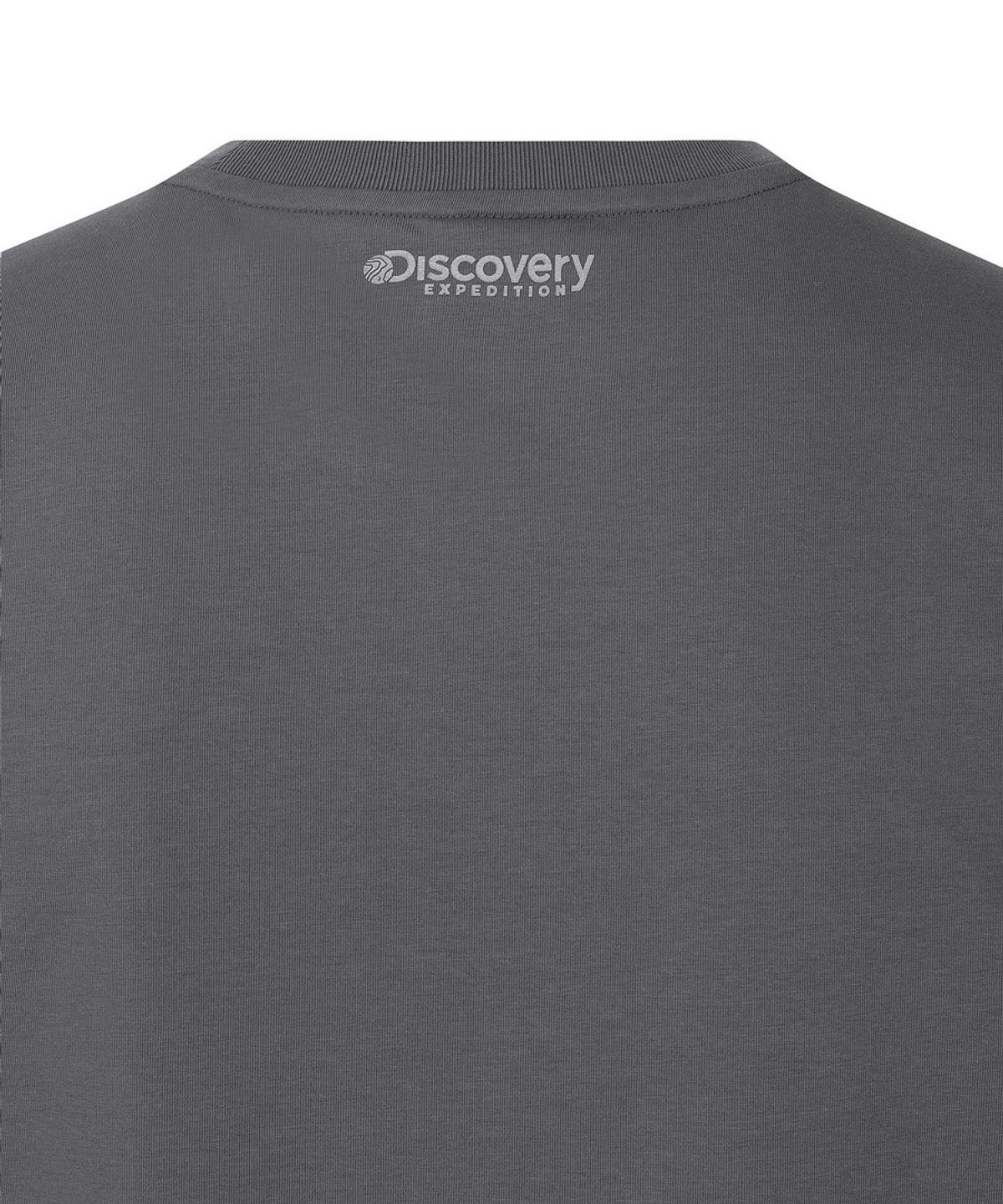디스커버리 익스페디션(DISCOVERY EXPEDITION) 남성 프레시벤트 스몰로고 슬리브리스 (D/GREY)
