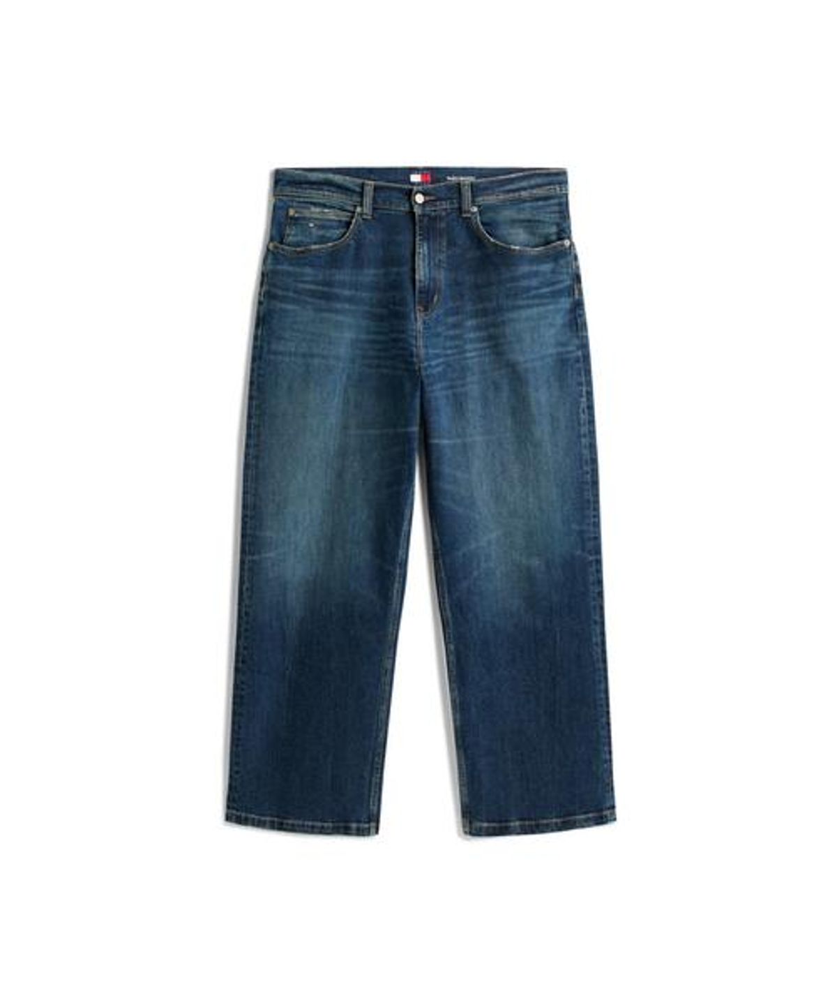 타미진스(TOMMY JEANS) 테오 배기 블루 블랙 데님 팬츠 (T32G0NEW30TMT11BK)