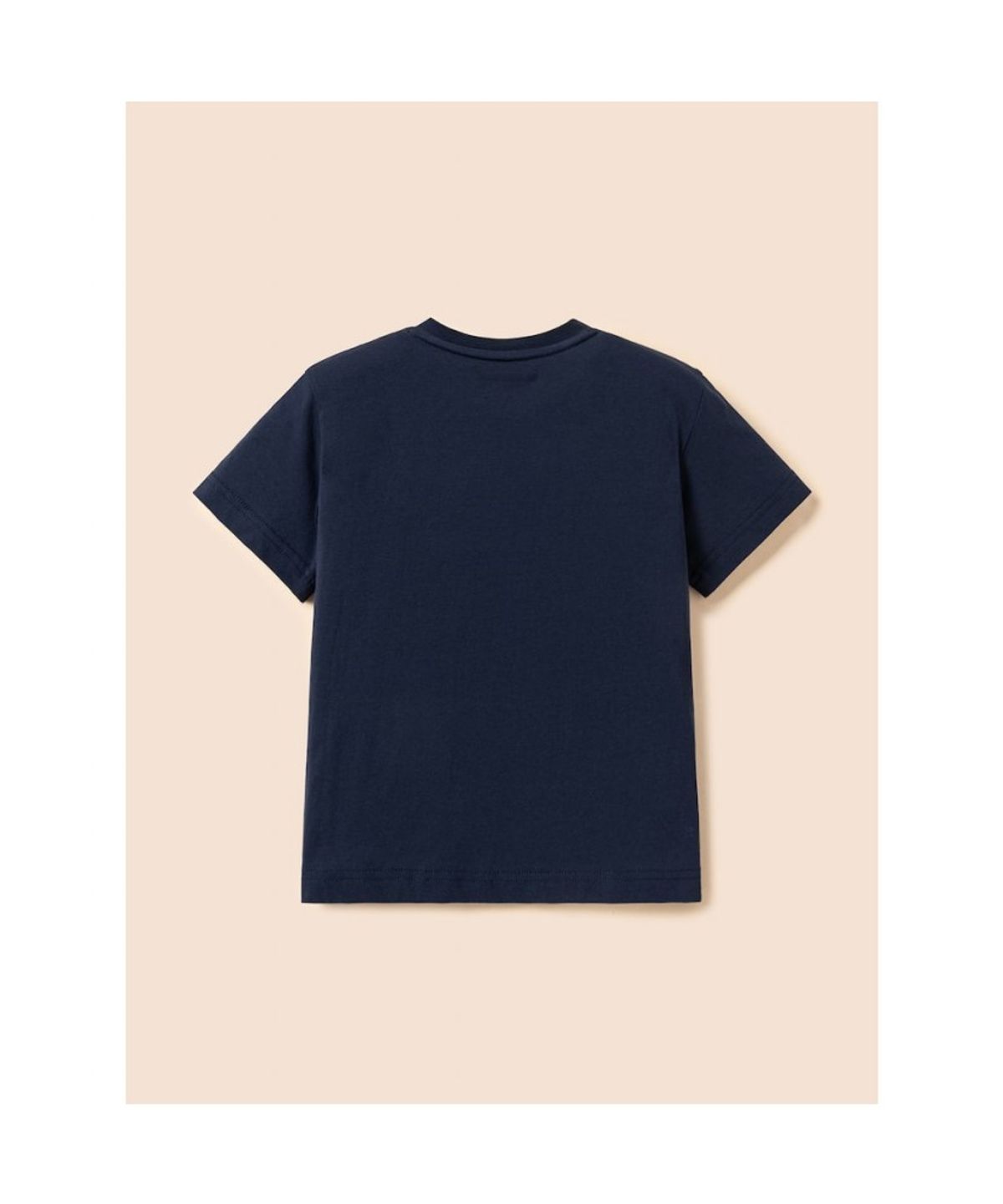 빈폴 키즈(BEANPOLE KIDS) [Essential] 달이 라운드 반소매 티셔츠 - 네이비 (BI6242GE1R)