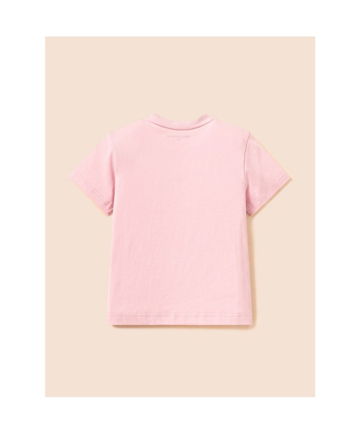 빈폴 키즈(BEANPOLE KIDS) [Essential] 달이 라운드 반소매 티셔츠 - 라이트 핑크 (BI6242GE1Y)