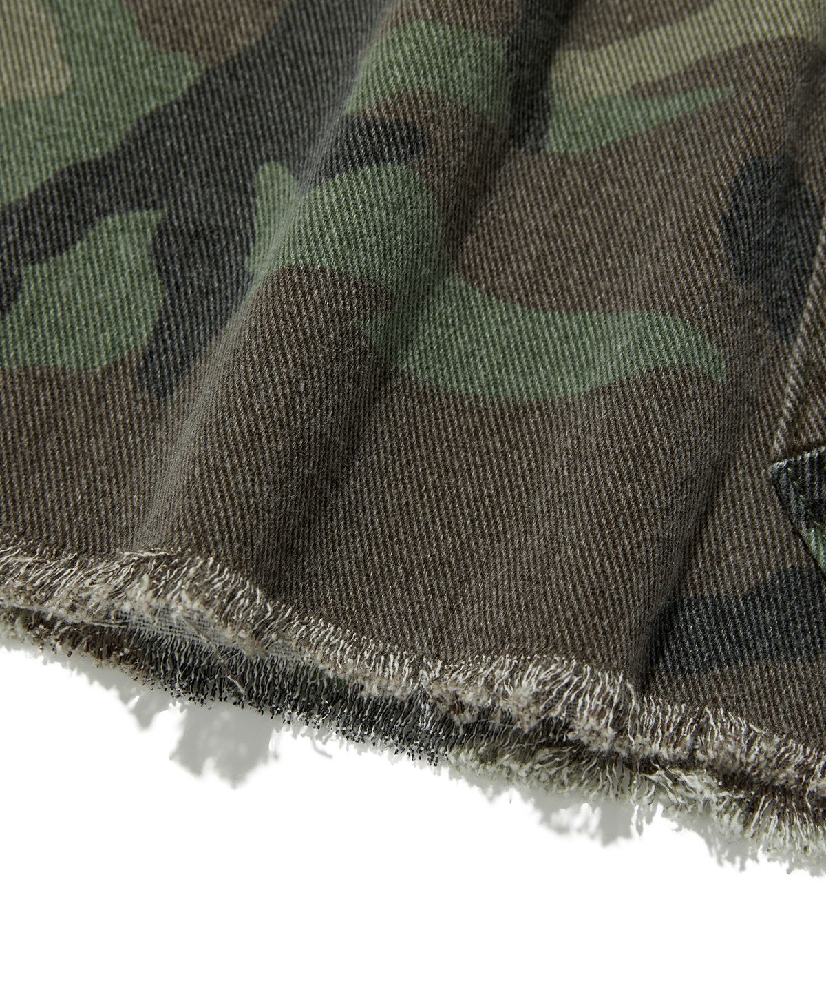 스웨이드(SUADE) CAMO CARGO SHORTS [GREEN CAMO]