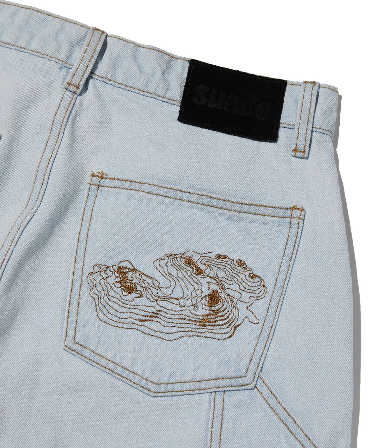 스웨이드(SUADE) CONTOUR DOUBLE KNEE SHORTS [LIGHT BLUE]