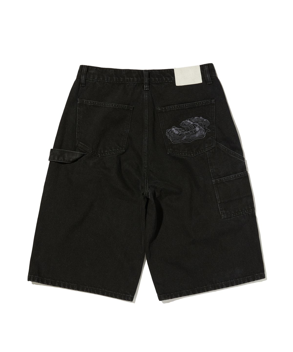 스웨이드(SUADE) CONTOUR DOUBLE KNEE SHORTS [BLACK]