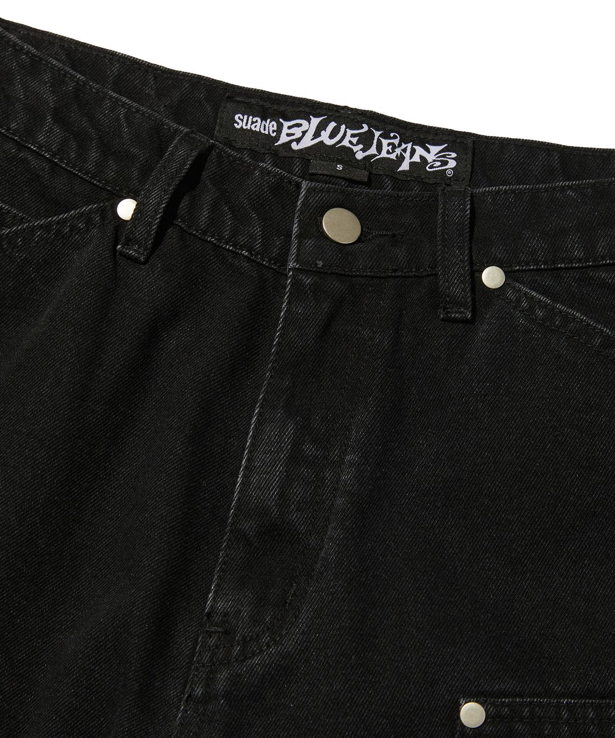 스웨이드(SUADE) CONTOUR DOUBLE KNEE SHORTS [BLACK]