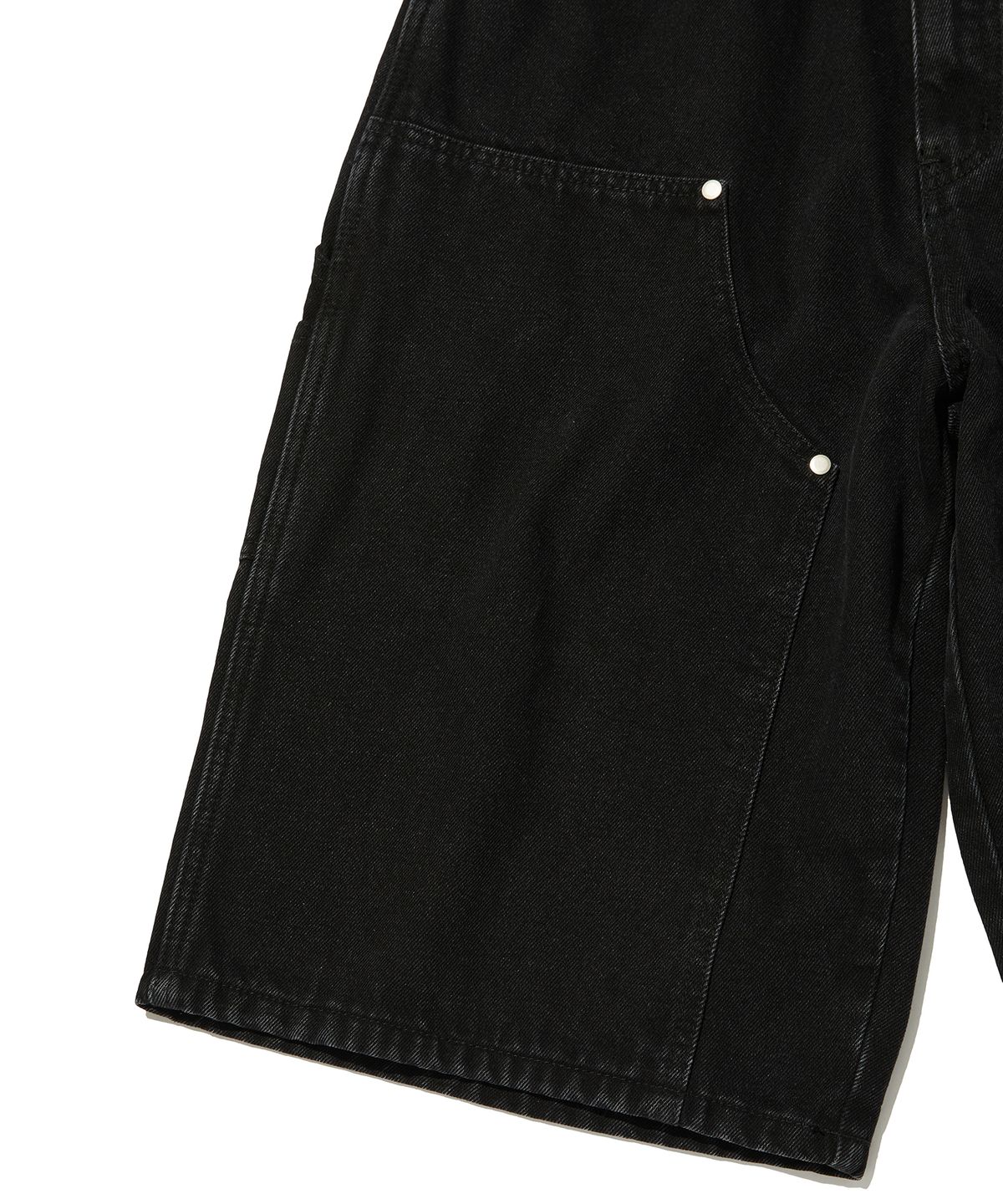 스웨이드(SUADE) CONTOUR DOUBLE KNEE SHORTS [BLACK]