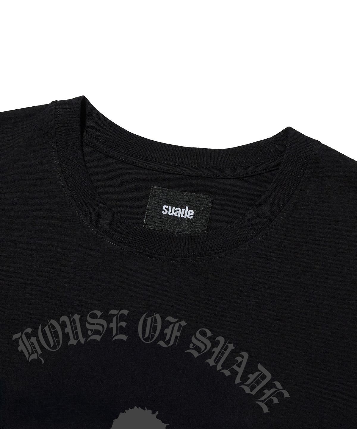 스웨이드(SUADE) ROCK CROPPED TEE [BLACK]