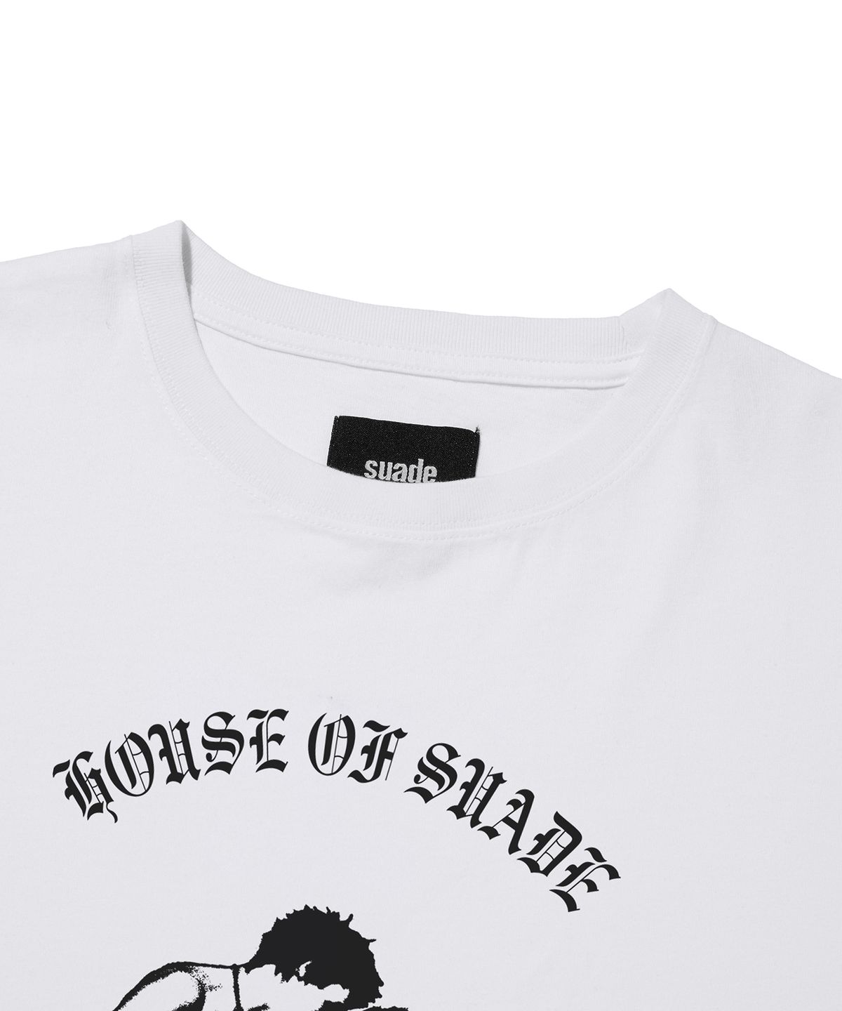 스웨이드(SUADE) ROCK CROPPED TEE [WHITE]