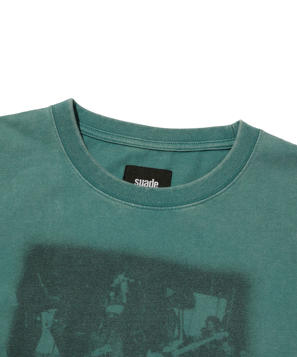 스웨이드(SUADE) PHOTO TEE [WASHING GREEN]