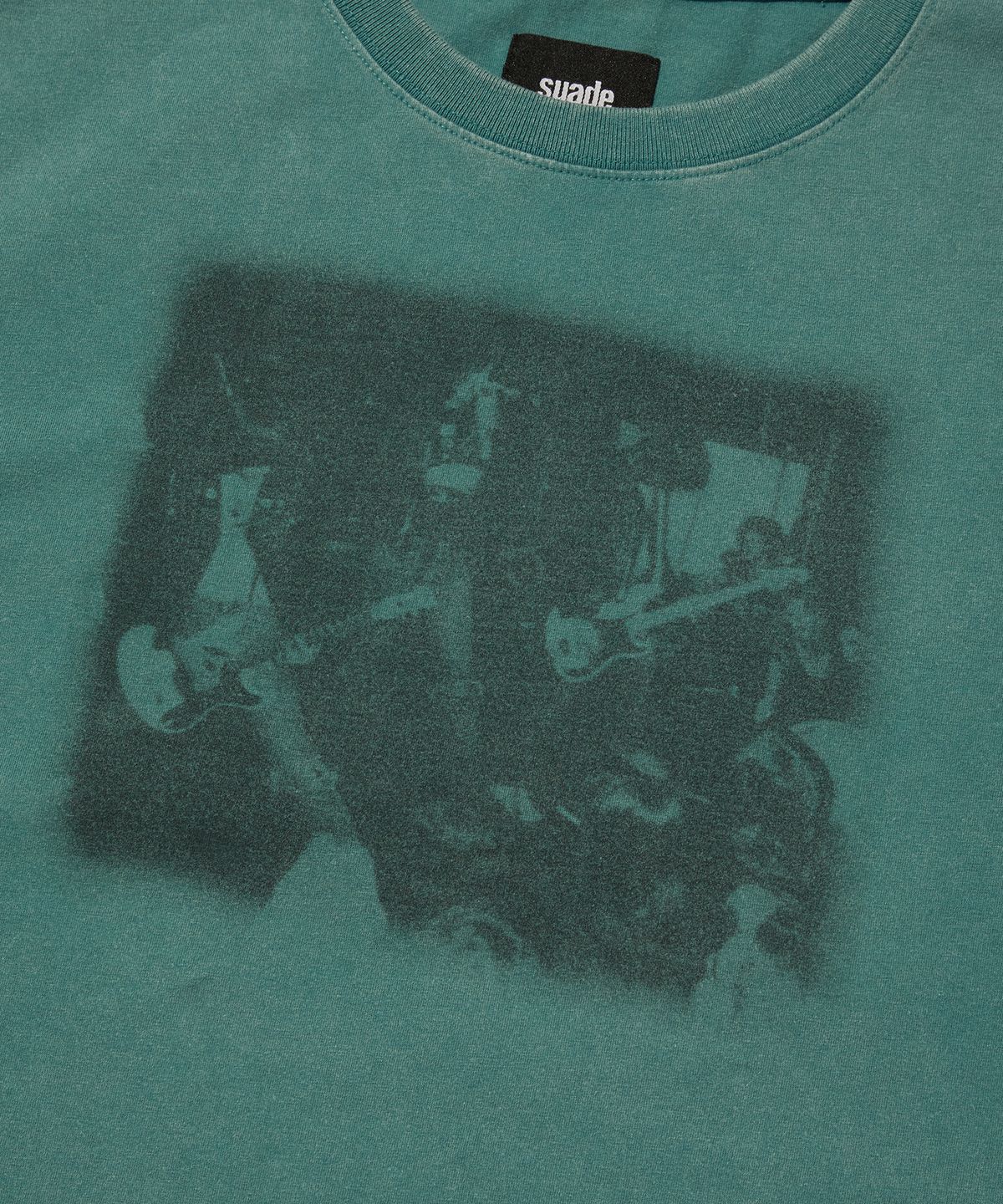 스웨이드(SUADE) PHOTO TEE [WASHING GREEN]