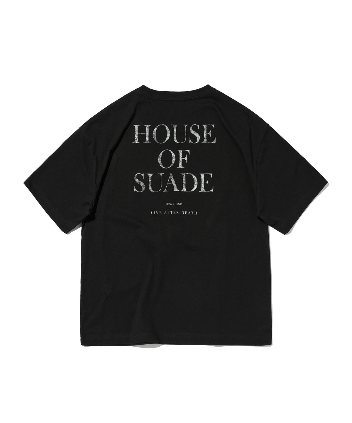 스웨이드(SUADE) PHOTO TEE [WASHING BLACK]