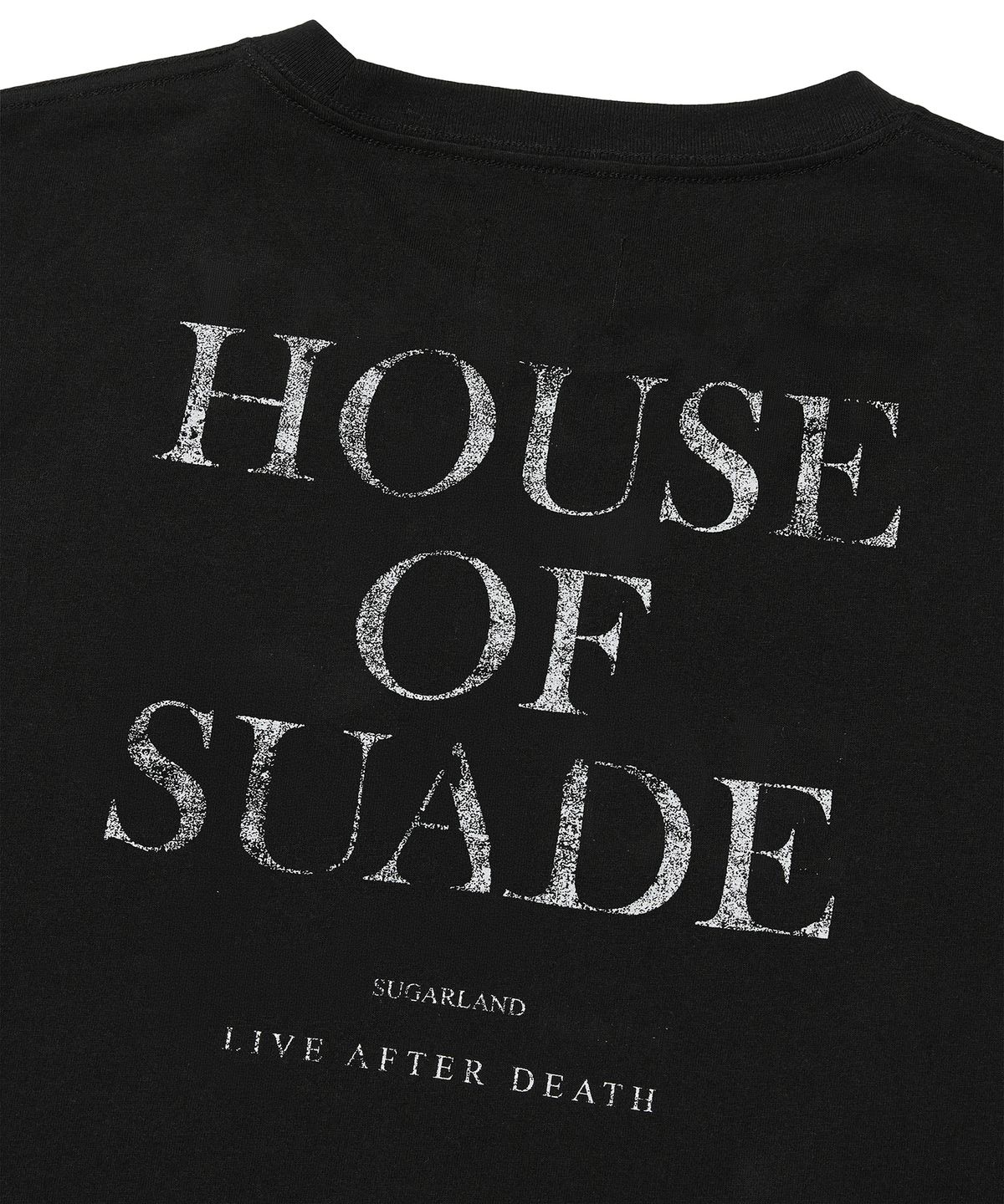 스웨이드(SUADE) PHOTO TEE [WASHING BLACK]