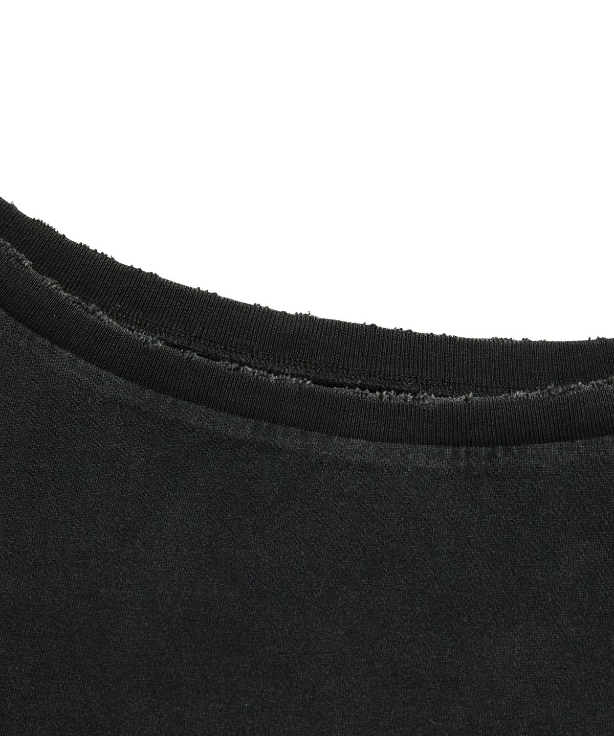 스웨이드(SUADE) SUNNY ONE SHOULDER TEE [WASHING BLACK]