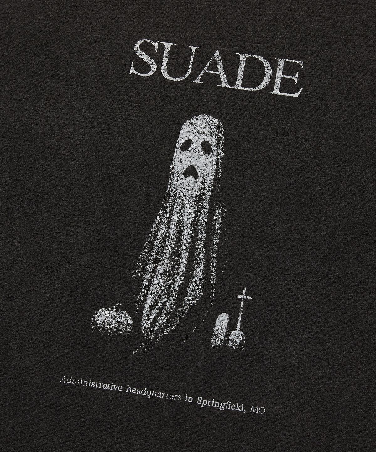 스웨이드(SUADE) GHOST CROPPED TEE [DARK BROWN]