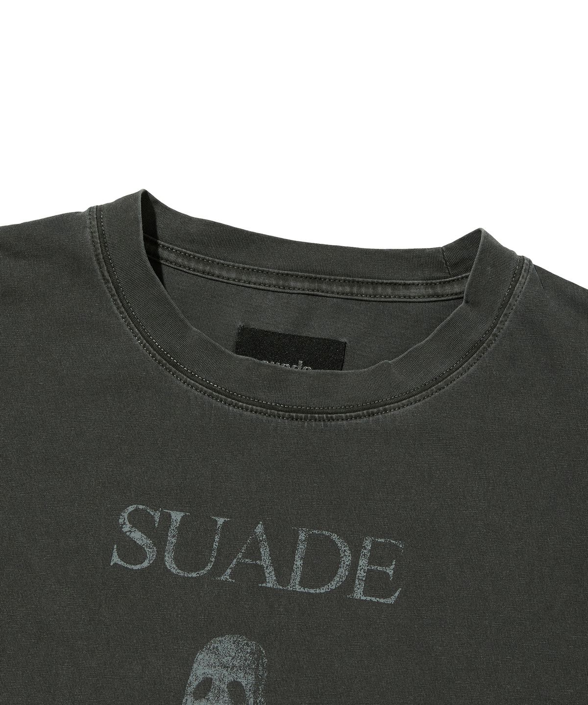 스웨이드(SUADE) GHOST CROPPED TEE [PIGMENT BLACK]