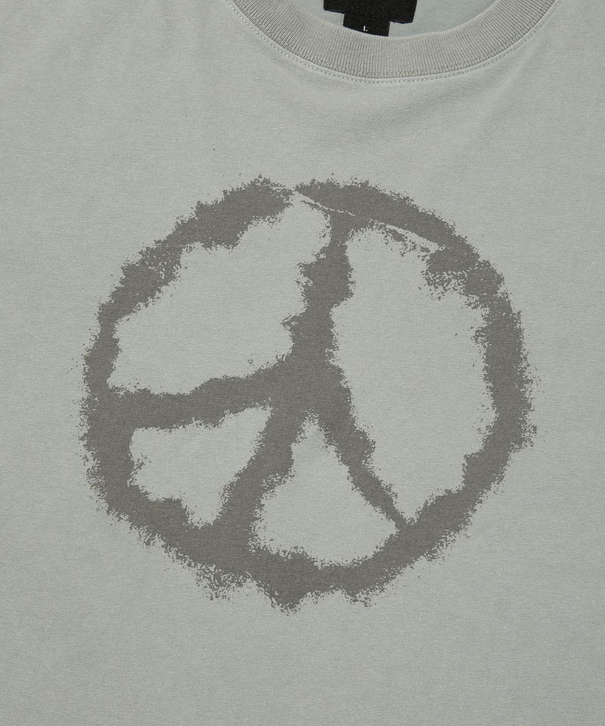 스웨이드(SUADE) PEACE CROPPED TEE [WASHING GRAY]
