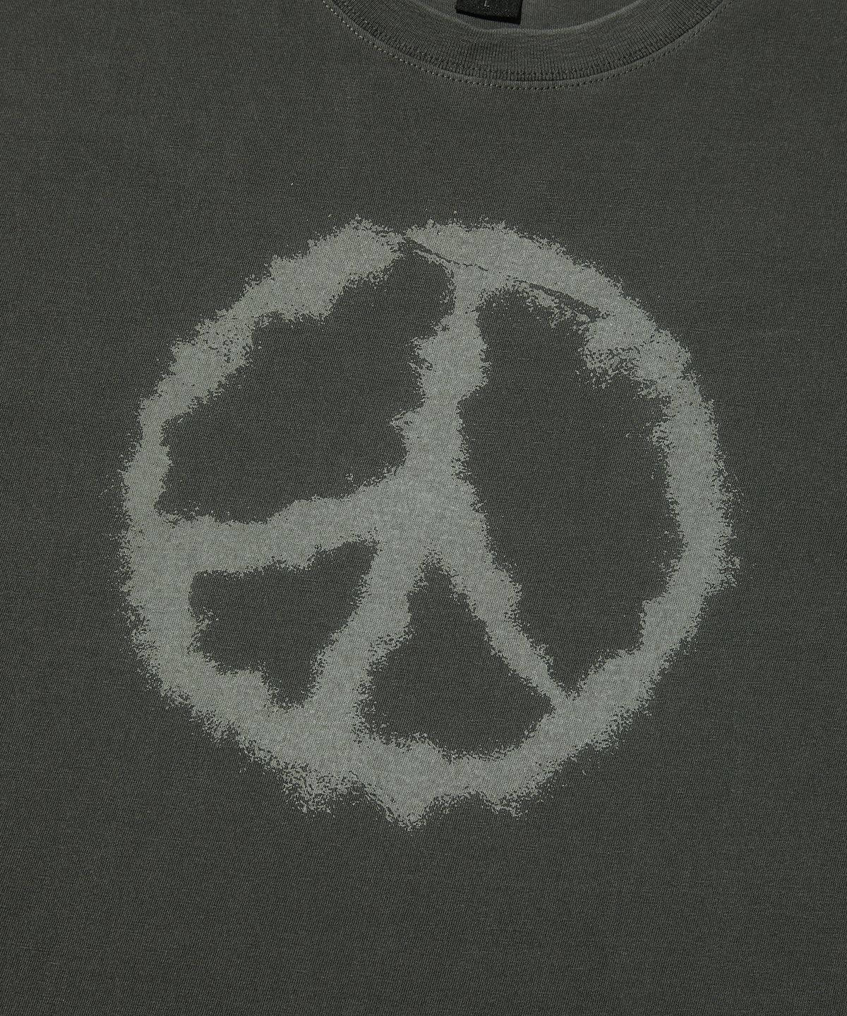 스웨이드(SUADE) PEACE CROPPED TEE [PIGMENT BLACK]