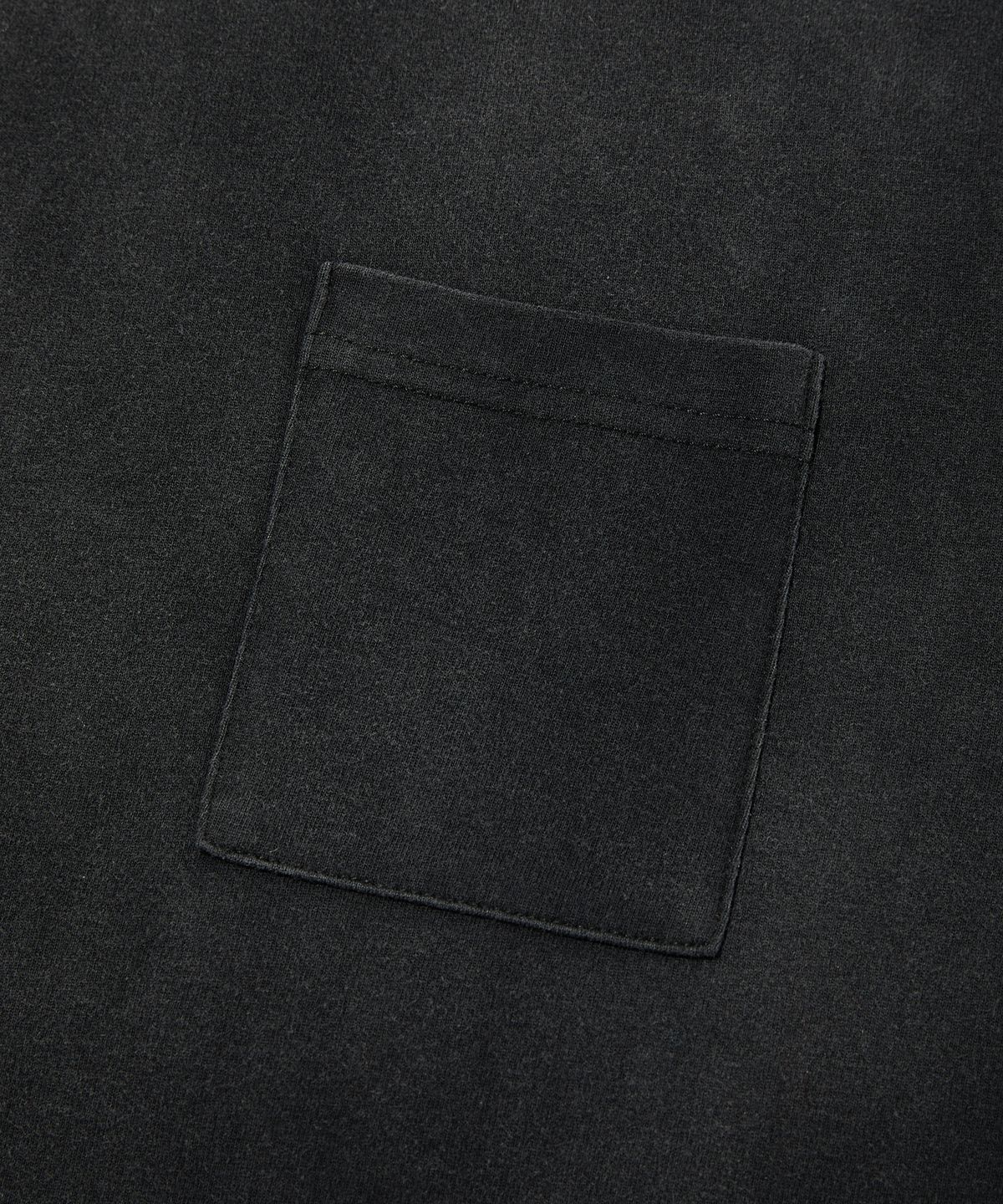 스웨이드(SUADE) POCKET CROPPED TEE [WASHING BLACK]