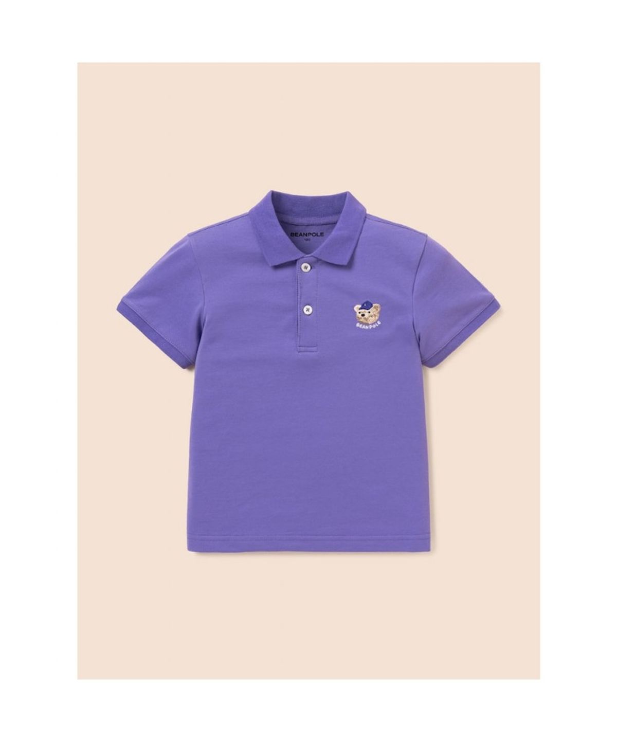 빈폴 키즈(BEANPOLE KIDS) [Essential] 달이 반소매 피케 티셔츠 - 라이트 퍼플 (BI6242GE2V)