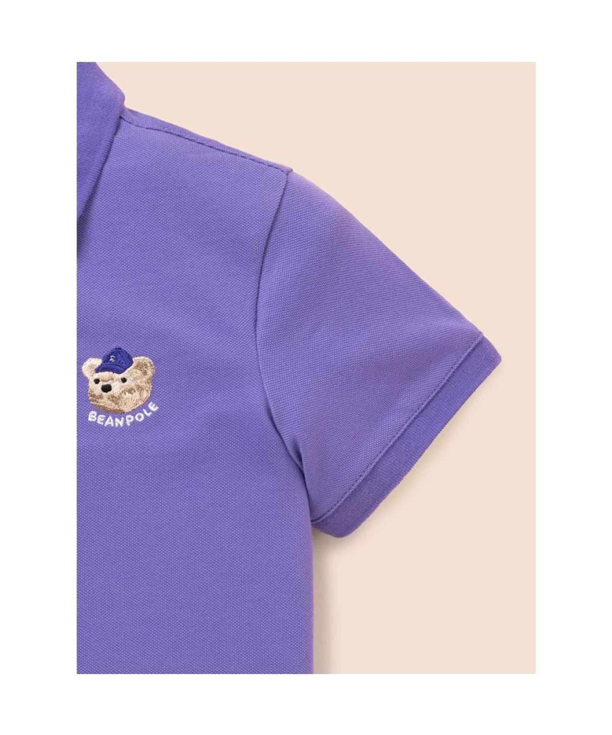 빈폴 키즈(BEANPOLE KIDS) [Essential] 달이 반소매 피케 티셔츠 - 라이트 퍼플 (BI6242GE2V)