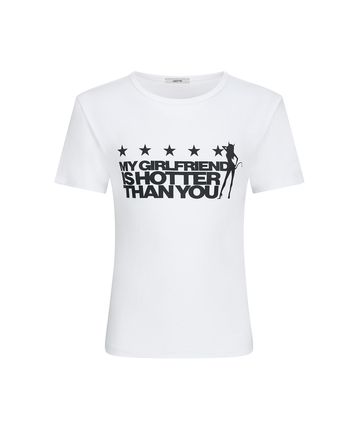 레씨토(LECYTO) Hotter Than You T-shirt_[White]