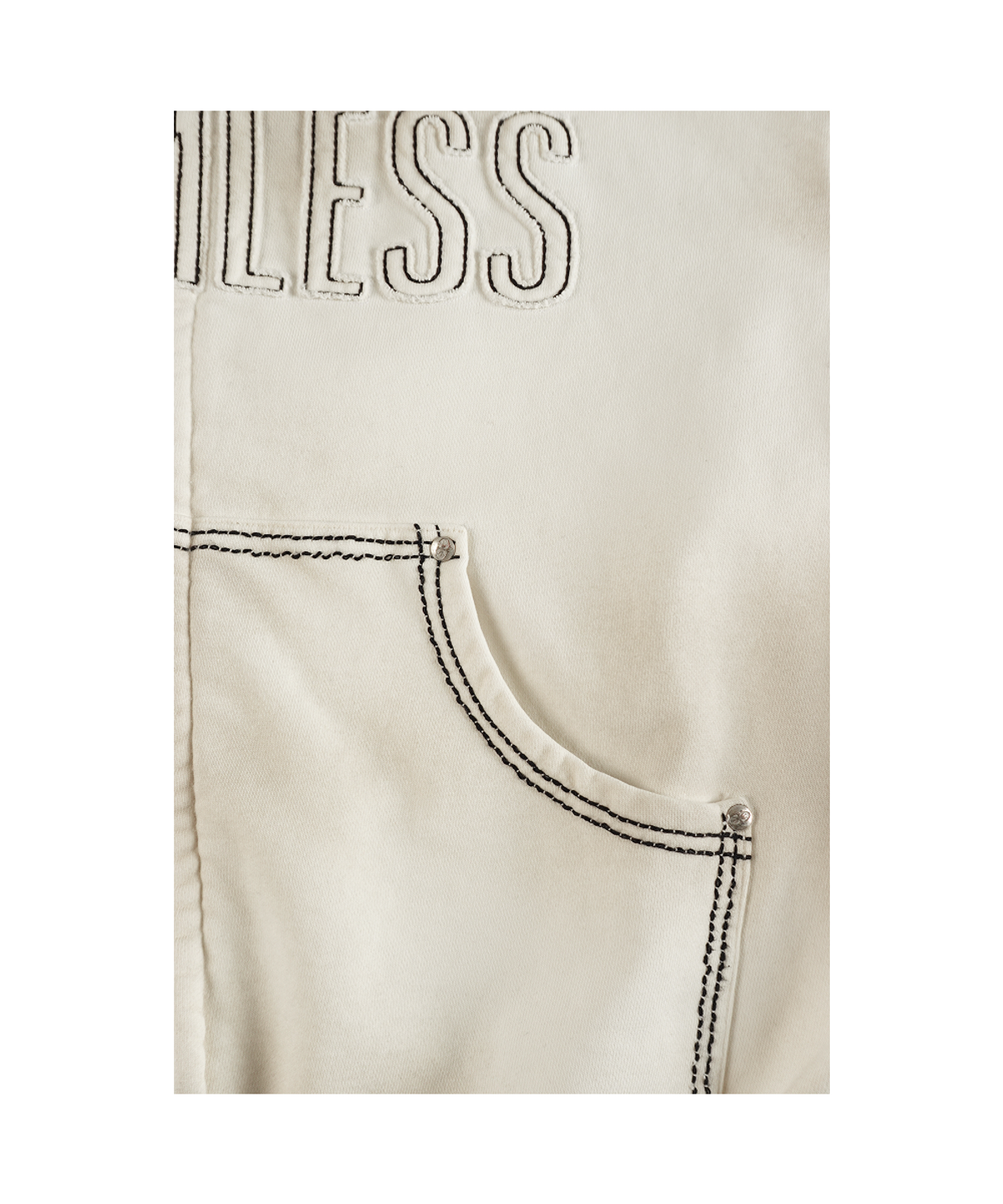 이알티알(ERTR) Harmless Hoodie Zip Up Off White