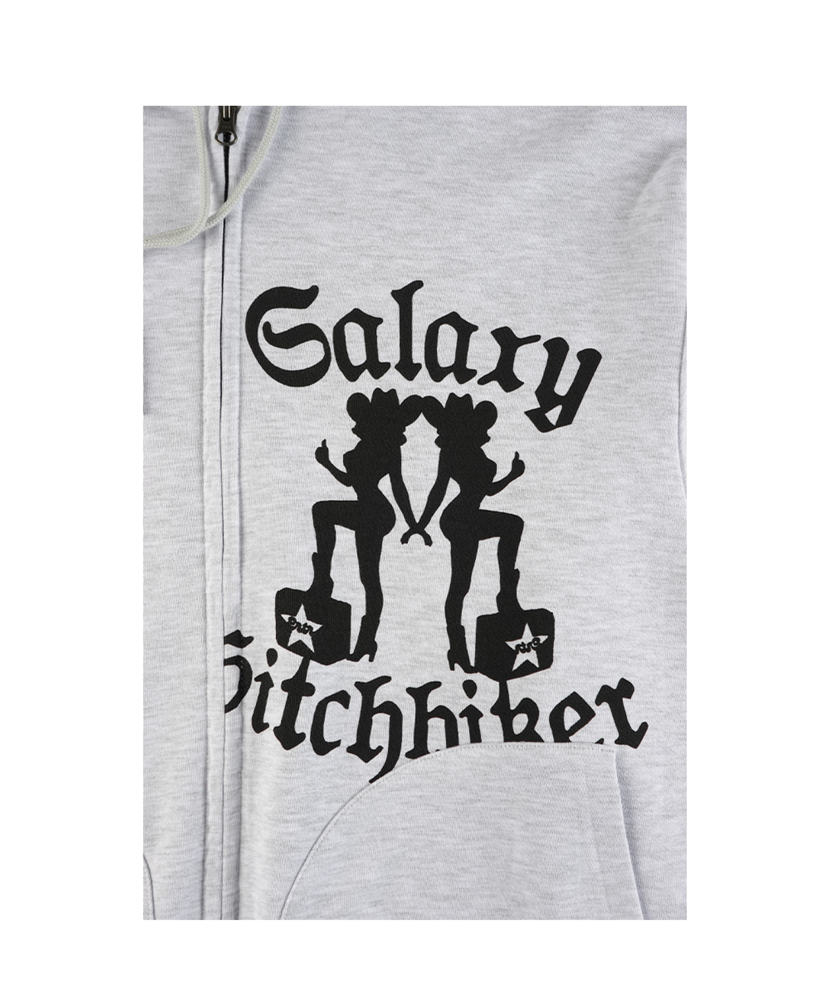 이알티알(ERTR) Galaxy Hitchhiker Hoodie Zip Up Melange White