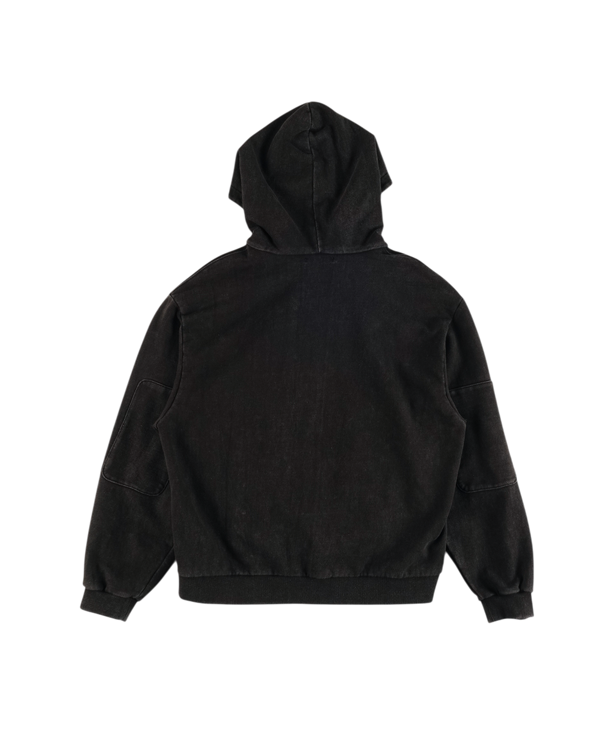 이알티알(ERTR) Chest Pocket Hoodie Zip Up Black