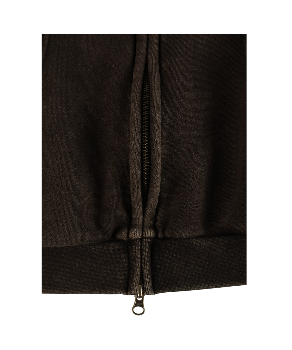 이알티알(ERTR) Chest Pocket Hoodie Zip Up Black