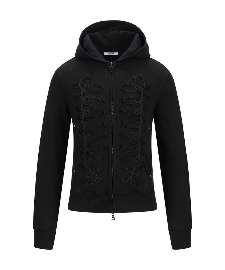 Hussar Loop Zip-Up Hoodie_[Black]